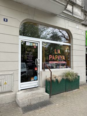 Exterior outside not inside obviously   at La Papaya in Poznan