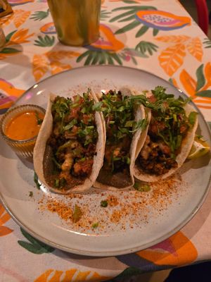 Chorizo tacos at La Papaya in Poznan
