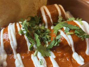 Bean and Walnut meatballs   at La Papaya in Poznan