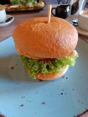 Breakfast burger at Shothouse in Ostrava