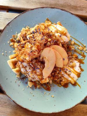 Vegan waffle at Shothouse in Ostrava