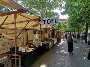 At Boxhagener Platz in Friedrichshain at Teto Tofu - Boxhagener Platz. in Berlin