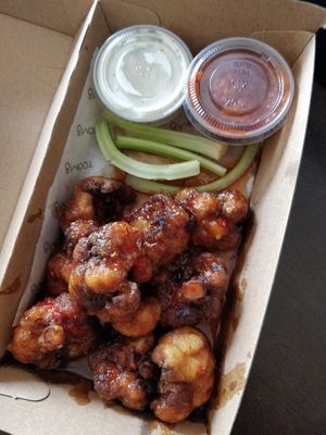 Cauliflower wings at Room8 in Navan