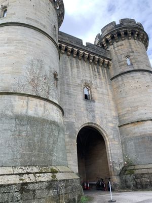 The gatehouse where you’ll find the cafe  at Café BurgSchneider in Brancepeth