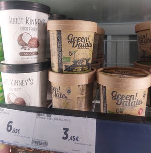 Ice cream at El Corte Ingles Supermarket in Gran Canaria