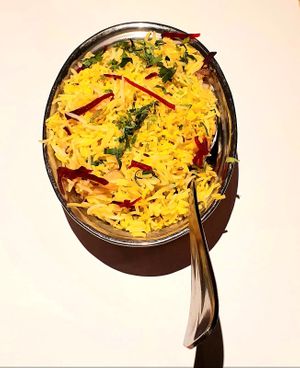 Safforn Rice at Indian Jewel in Prague