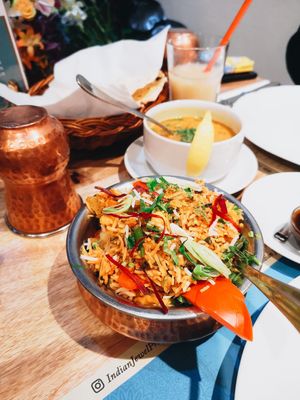 Vegetable Biryani (vegan on request) at Indian Jewel in Prague