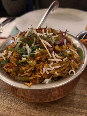 Rice biryani  at Indian Jewel in Prague