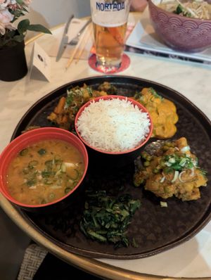 Vegan Thali at Thamel in Porto