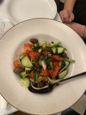 Greek salad  at Greek Stories in Athens