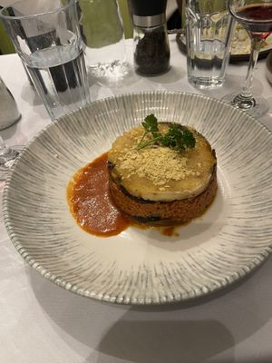 Vegan moussaka   at Greek Stories in Athens