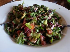chopped salad at Rosti Tuscan Kitchen in Santa Monica