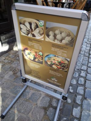 Outside at Potala Momo in Leuven