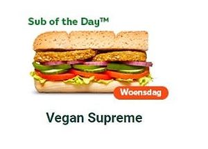 vegan options at Subway in Asten