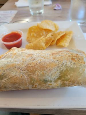 Baja Burrito 🌯 😋 at Loving Hut - Mira Mesa in San Diego