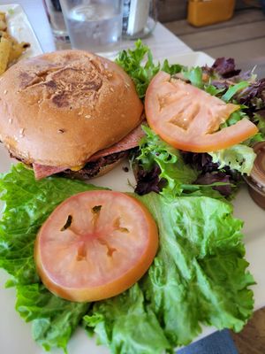 Wild West Burger 🍔 😋 at Loving Hut - Mira Mesa in San Diego
