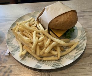 Double double  at Loving Hut - Mira Mesa in San Diego