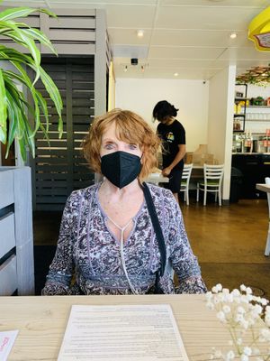 Me  at Loving Hut - Mira Mesa in San Diego