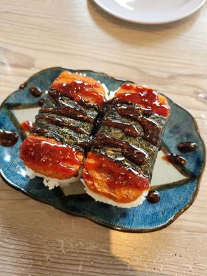 Spam Musubi at Loving Hut - Mira Mesa in San Diego