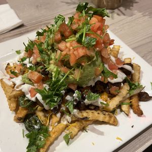 carne asada fries  at Loving Hut - Mira Mesa in San Diego