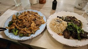 Drunken Noodles and Fabulous Mongolian at Loving Hut - Mira Mesa in San Diego