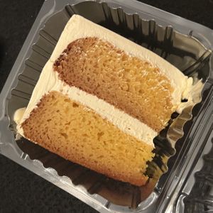 mango cake  at Loving Hut - Mira Mesa in San Diego