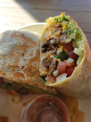 California Burrito 🌯 😋 at Loving Hut - Mira Mesa in San Diego