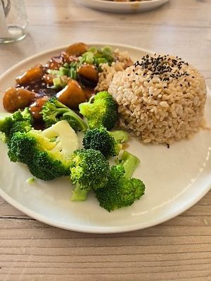 Orange Chick'n at Loving Hut - Mira Mesa in San Diego