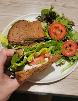 Avo BLT at Loving Hut - Mira Mesa in San Diego