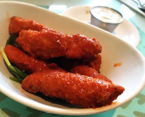 Buffalo strips at Loving Hut - Mira Mesa in San Diego