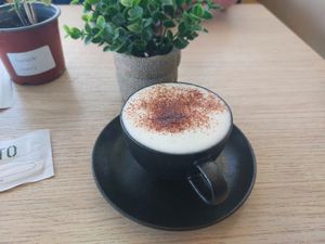 Cappuccino at Bone Free  in Costa Da Caparica