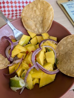 Mango ceviche. Not worth it 🫤 at Bone Free  in Costa Da Caparica