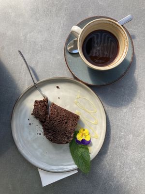 Schoko-Bananen-Kuchen  at Café Gärtners Tochter in Wolfsburg