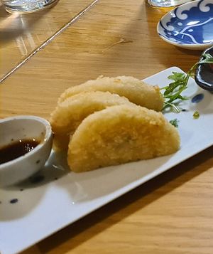 Vegetable Korokke at Japanese Kitchen SORA in Beeston