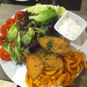 Vish and chips at Coox and Candy in Stuttgart