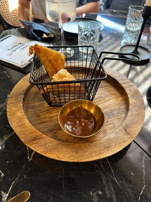 Sambusas  at Shekamu in Nuremberg