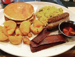 The all American vegan at The Breakfast Club - London Bridge in South East London