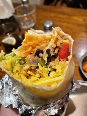 Danny burrito  #Veganuary at The Breakfast Club - London Bridge in South East London