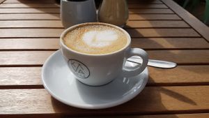 Cappuccino at KAVA Coffee Roasters in Chieming