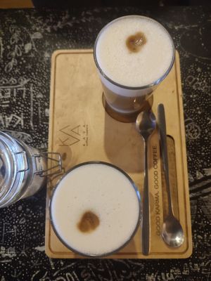 oat latte 🩷 at KAVA Coffee Roasters in Chieming