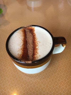 Hot choccie   at Earth Cafe in Port Adelaide