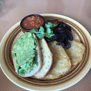 Plant based Aussie   at Earth Cafe in Port Adelaide