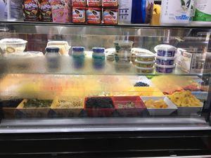 Shelf at Vegan Deli in New York City