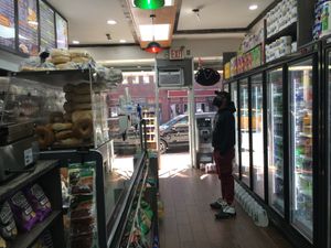 Inside store; this shows the entire deli.  at Vegan Deli in New York City