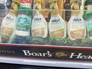 Vegan products prominently displayed   at Vegan Deli in New York City