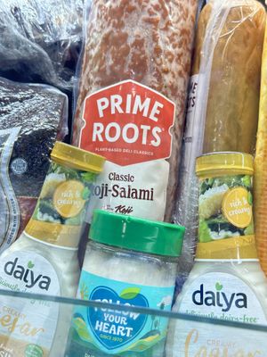 Serving Prime Roots products   at Vegan Deli in New York City