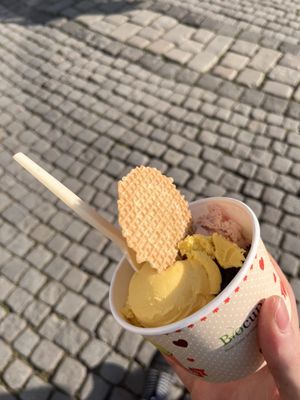   at Eiscafe Dante in Dusseldorf