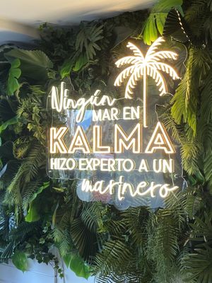 Beautiful ambience at Kalma Poké Bar in Bilbao