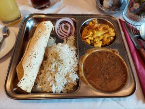 Sabsi Thali at Namaste India in Bischofshofen