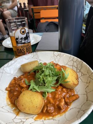 Vegan goulash   at Café Derbl in Hallstatt